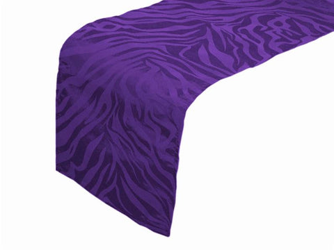 Zebra Safari Table Runner - Purple/Purple